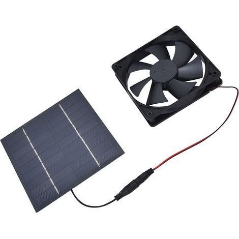 10W Waterproof Solar Fan for Chicken Coops and Greenhouses with Solar Panel (1/5)