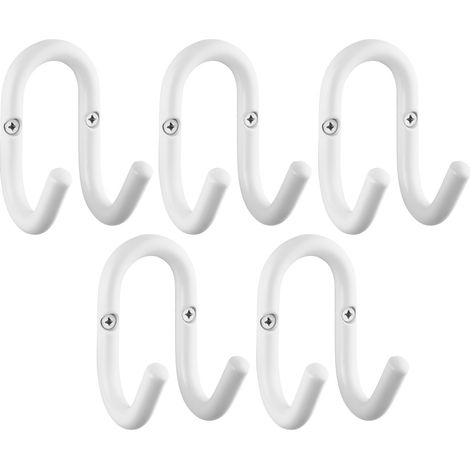 SOTECH Garderobenhaken FARA 87 mm Weiß, 5 Stück