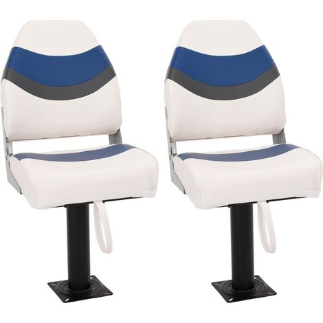 Maison Exclusive - Set Sedile da Barca Pieghevole 4 pz con Schienale Alto (1/5)