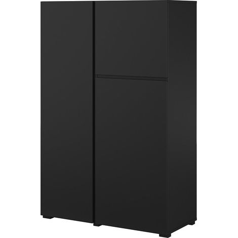 Aparador alto 3 puertas Maxis Negro (1/5)