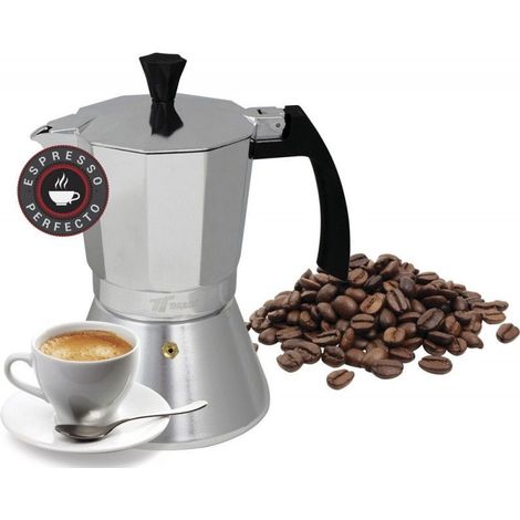 Macchina da caffè of induzione 6, 9 e 12 tazze macchine da caffè classiche italiane, adatte a tutti i tipi of cucine.THULOS TH-CI (9 Tazze)