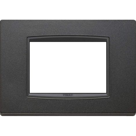 Vimar 20653.15 Eikon Placca Classic 3 Moduli antracite matt