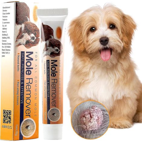 Crème anti-verrues pour chien, traitement efficace contre les verrues et tumeurs cutanées canines, éliminateur de boutons de peau, format unique, usage vétérinaire. (1/5)
