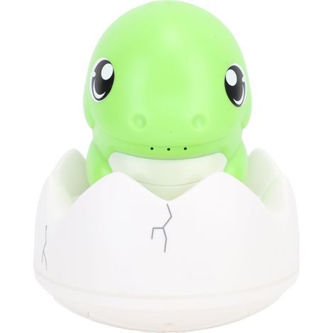 Jouet de bain dinosaure lumineux rechargeable pour tout-petits, arroseur d'eau jaune et vert, baignoire pour enfants. (1/5)