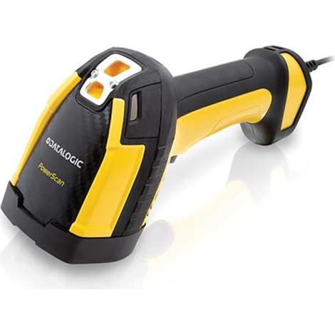 PD9630-HP lector de código de barras Lector de códigos de barras portátil 1D/2D Negro, Amarillo