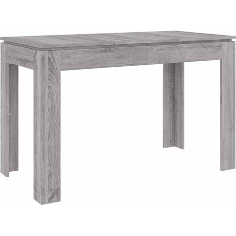 Maison Exclusive - Esstisch Grau Sonoma 120x60x76 cm Holzwerkstof