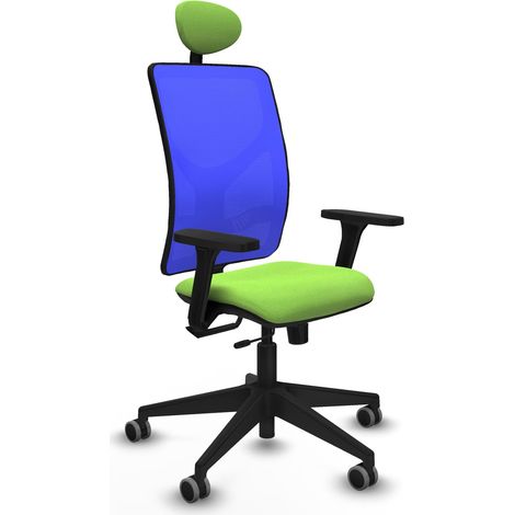Sedia da ufficio piqueras y crespo Motilla pistacchio blu schiuma 50 mm (1/2)