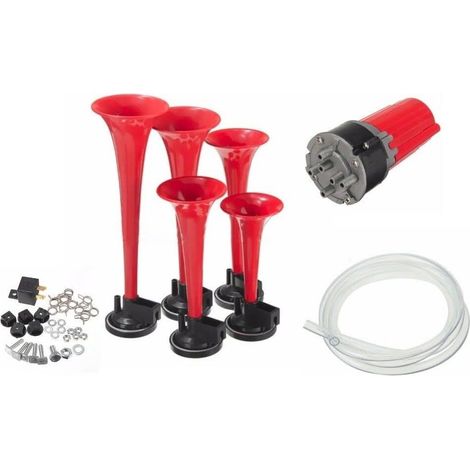 Kit clacson musicale da 115 dB a 12 V + compressore per camion, auto, treno, barca, SUV