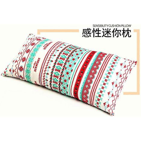 Mini oreiller d'extérieur de style ethnique, tente, oreiller portable pour les voyages d'enfants, tour de cou, sieste au bureau (1/5)