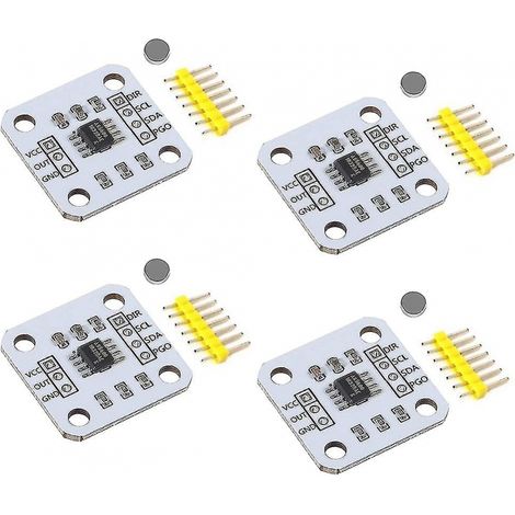 BEBUSINGOTO Piezas As5600 codificador magnético módulo sensor de medición de ángulo de inducción magnética de 12 bits de alto (1/5)