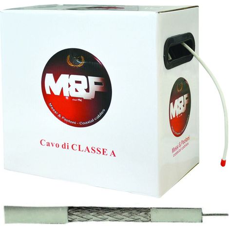 Cavo coassiale tv digitale satellitare Ø mm.5 tipo extra - Ø mm.5 - 150 mt