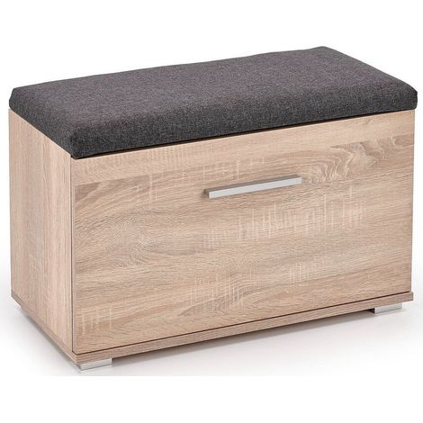 Zapatero Cirveso 117, Roble Sonoma + Gris, 70x45x32cm, Aglomerado laminado (1/4)