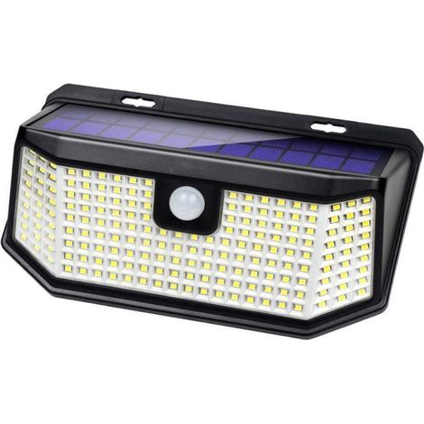 Projecteur Solaire 120 LED – 2500lm, Détecteur – Panneau 15,3W – 2 Modes, IP65 – Jardin (1/5)