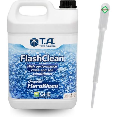T.A. Flash Clean 10 Liter Spüllösung Flushing Nährlösung Pflanzenpflege (1/4)