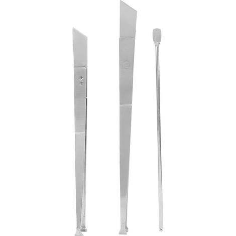 Kit de 10 pinces en acier inoxydable pour élevage de poules, coqs, chapons et volailles - Matériel de couvoir agricole (1/5)