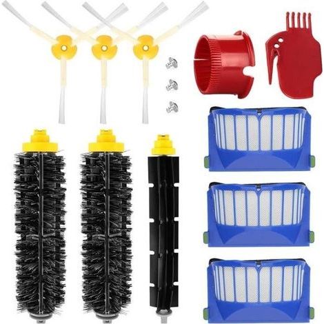 Kit Accessoires Remplacement pour IRobot Roomba 600 650 620 651 621 615 616 605 Filtre de pièces de rechange (1/4)