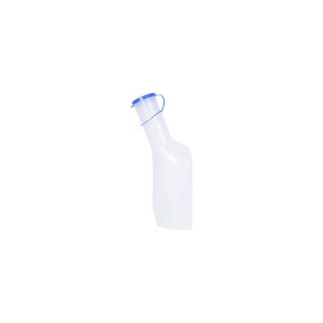 Urinoir Portable Homme 1000ml Flacon Urinaire avec Couvercle, Transparent, Idéal Voiture, Hôpital, Personnes Âgées et Incontinence (1/4)