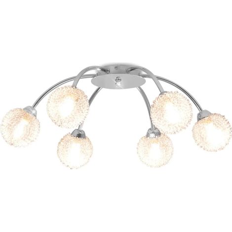 Plafón de diseño elegante 57 x 18,5 cm iluminación cálida estilo contemporáneo en vidrio negro 020045964 (1/5)