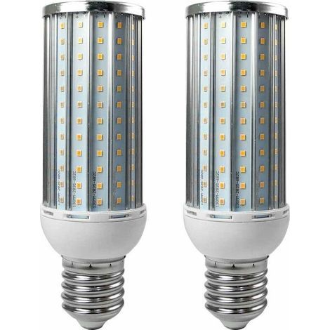 2Pcs E40 50W Ampoule LED Alliage Aluminium Blanc Froid 192X2835 SMD AC 110/220V (1/4)