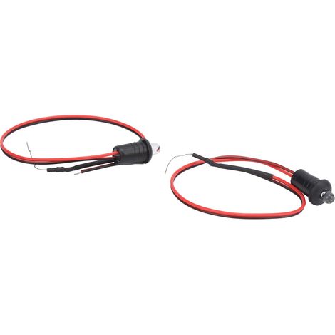 Voyant LED Auto Antivol Lumière Rouge Fausse Alarme Sécurité Modifiez Universel 12V (1/5)