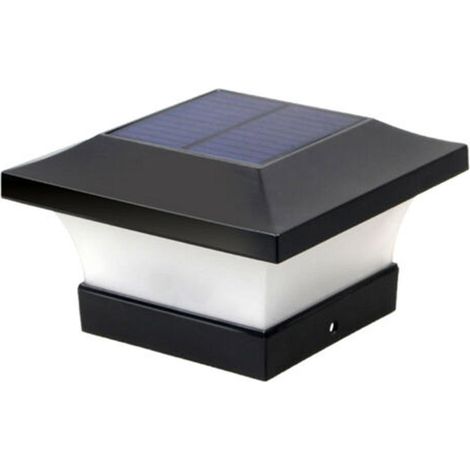 Lampes solaires étanches à LED pour poteaux, colonnes et clôtures extérieures