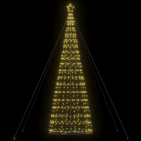 LED Weihnachtsbaum 1534 LEDs Warmweiß 500 cm vidaXL (1/5)