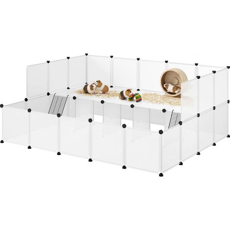 Enclos lapin et parc modulable pour cochon d'Inde, cage pour petits animaux extensible (1/5)