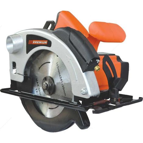 Trade Shop - Troncatrice Sega Circola Para Lama 185mm Regulable 1300w 4500 Rpm -