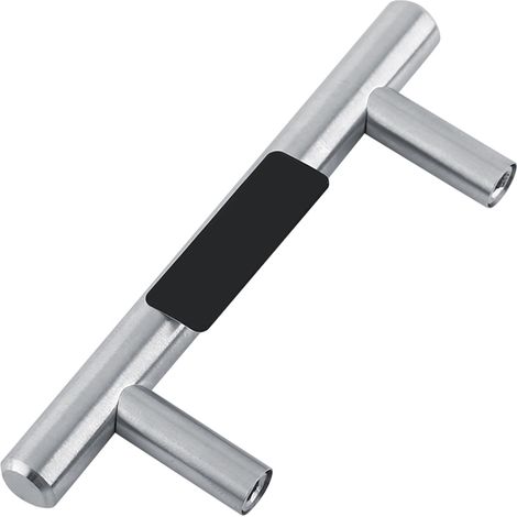 Poignée de porte en T de 100 mm en acier inoxydable pour placard de cuisine (1/5)