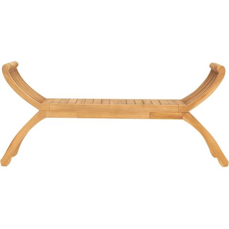 Maison Exclusive - Gartenbank 126 cm Massivholz Teak