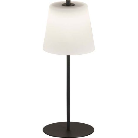 Tischleuchte Balkonleuchte Außenleuchte Touch Dimmbar LED IP44 sandschwarz (1/2)