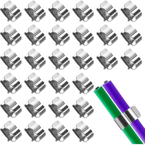 30 clip per cavi elettrici in acciaio inossidabile, clip per la gestione dei cavi, sistema di gestione dei cavi per impianti fotovoltaici (1/5)