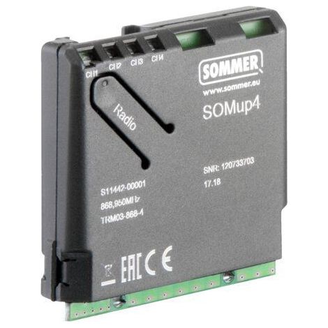Sommer Funkempfängermodul SOMup4-S2 - 4 Kanal - 868,95 MHz - S11442-00001 (1/2)