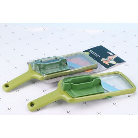 Mandoline de cuisine Multi-Grip - Coupe-légumes précis et sûr, (1/2)