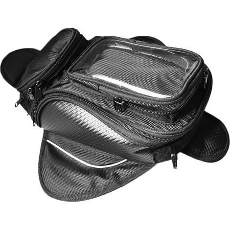 Sac de réservoir de moto, sac magnétique étanche pour téléphone à écran tactile de 6,5 pouces, accessoires de moto universels (1/4)