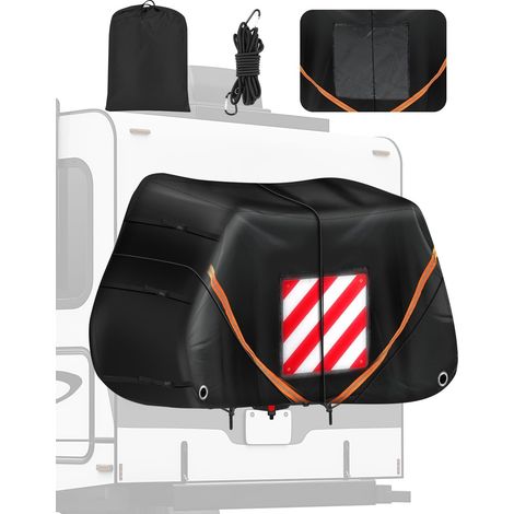 Housse Vélo Exterieur Protection Housse de Vélo Transport 3 Vélos Bache Velo Impermeable 420D Oxford Heavy Duty pour Camping Car Voiture Voyages