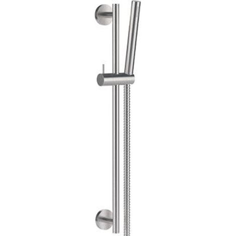 Saliscendi con doccino in acciaio inox spazzolato - Serie X Style Inox (1/3)