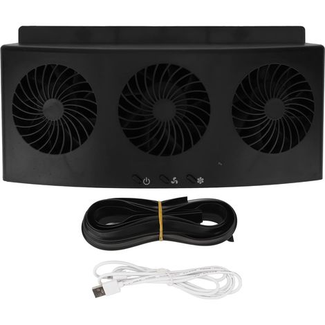 Aspirateur solaire, grand aspirateur à 3 ventilateurs pour toutes les voitures – Noir (1/5)