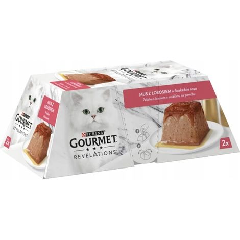 PURINA NOURRITURE POUR CHAT GOURMET SAUMON 2 X 57 G S9111001 (1/3)