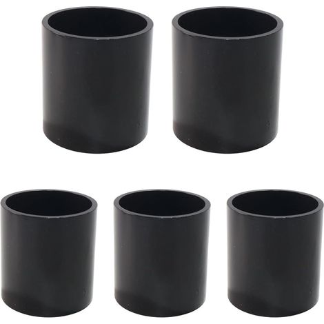 5 raccords de tuyau en PVC, diamètre 50 mm, connecteur droit (1/5)