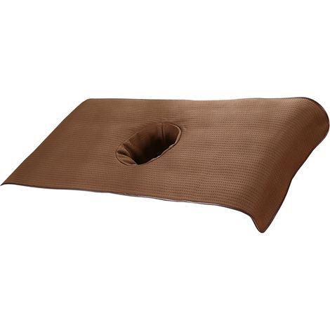 Couverture douce de couverture de lit de traitement de SPA de massage de beauté de beauté avec le trou de souffle Brown (1/5)