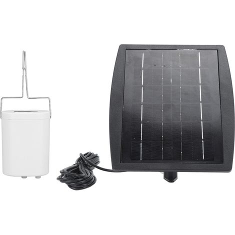 Automatisches Pflanzenbewässerungsset mit 3 Watt Leistung, USB-Ladefunktion, Solarbewässerungssystem für 4 Töpfe, geeignet für Gärten, Terrassen, Rasenflächen und Pflanzen (1/5)