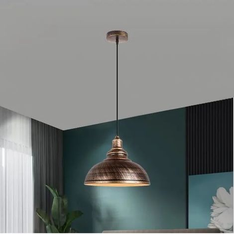 Yowei Retro Lustre Suspension Industrielle Salon Bronze e27 Lampe Luminaire Vintage en Métal Style Edison pour Salon Chambre (1/4)