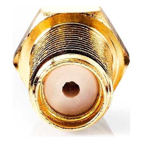 Conector SMA Recto Mujer Chapado en oro 50 ohmios Engarce Diámetro de entrada del cable: 2,55 mm Metales Oro 2 uds. Caja