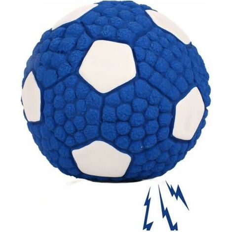 Unzerstörbares Hundespielzeug, Hundeball, Quietschspielzeug, Kauspielzeug, quietschende Hundespielzeuge für kleine und mittelgroße Hunde, Zahnputzspielzeug – Crezuo
