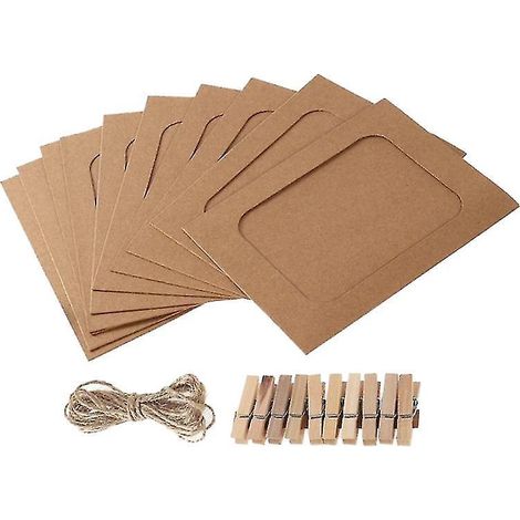 10 Stück Papierbilderrahmen