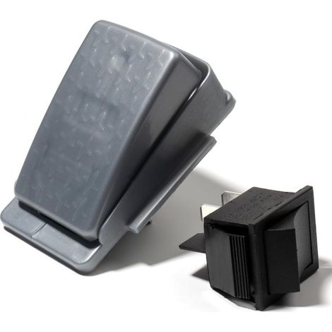 Pédale d'accélérateur pour voiture électrique enfant – Compatible 6V/12V/24V – Interrupteur à 2 broches – Remplacement direct – Pour jouet à pédales, voiture miniature, quad enfant