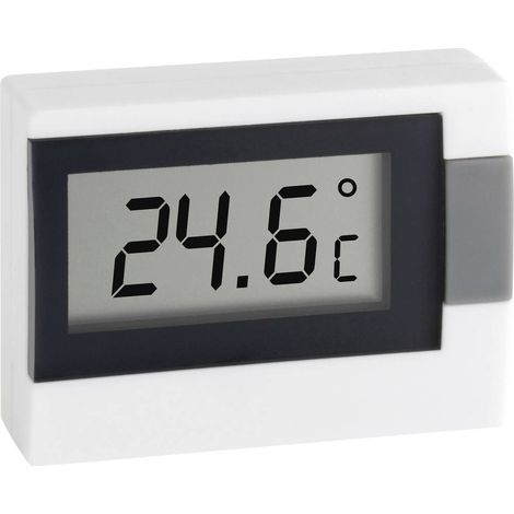Thermomètre numérique intérieur – Mesure de température de -10 à +60 °C – Alimentation par pile bouton LR44 incluse – Tfa Dostmann (1/5)