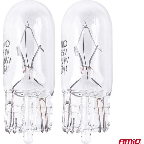 Set mit 2 Halogenlampen T10 W5W W2,1x9,5d 12V
