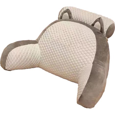 Coussin de soutien lombaire en forme de chat pour canapé, lit, voyage, hôtel, dossier rembourré (1/4)